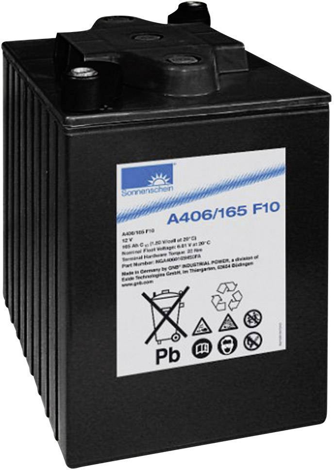 GNB Sonnenschein A406/165 F10 NGA4060165HS0FA Bleiakku 6V 165Ah Blei-Gel (B x H x T) 192 x 282 x 246mm M10-Schraubanschluss
