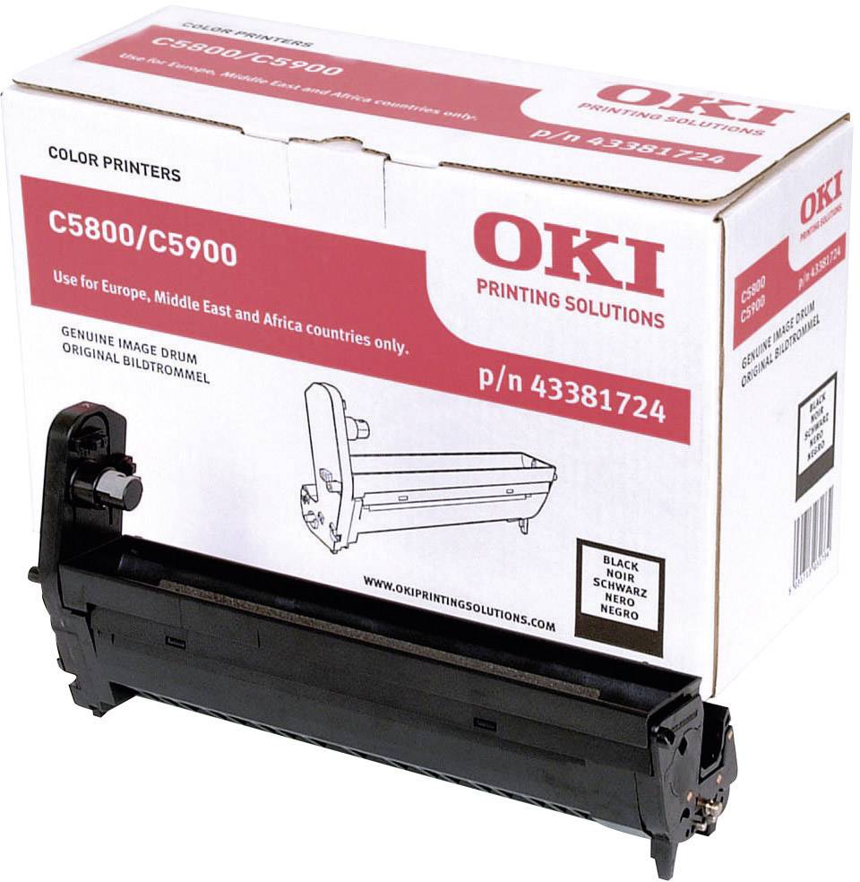OKI Trommeleinheit Drum Unit C5550 C5800 C5900 43381724 Original Schwarz 20000 Seiten