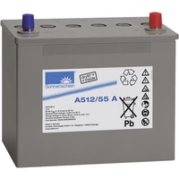GNB Sonnenschein A512/55A NGA5120055HS0CA Bleiakku 12V 55Ah Blei-Gel (B x H x T) 261 x 230 x 135mm Konuspol Wartungsfrei GNB Sonnenschein A512/55A NGA5120055HS0CA Bleiakku 12V 55Ah Blei-Gel (B x H x T) 261 x 230 x 135mm Konuspol Wartungsfrei