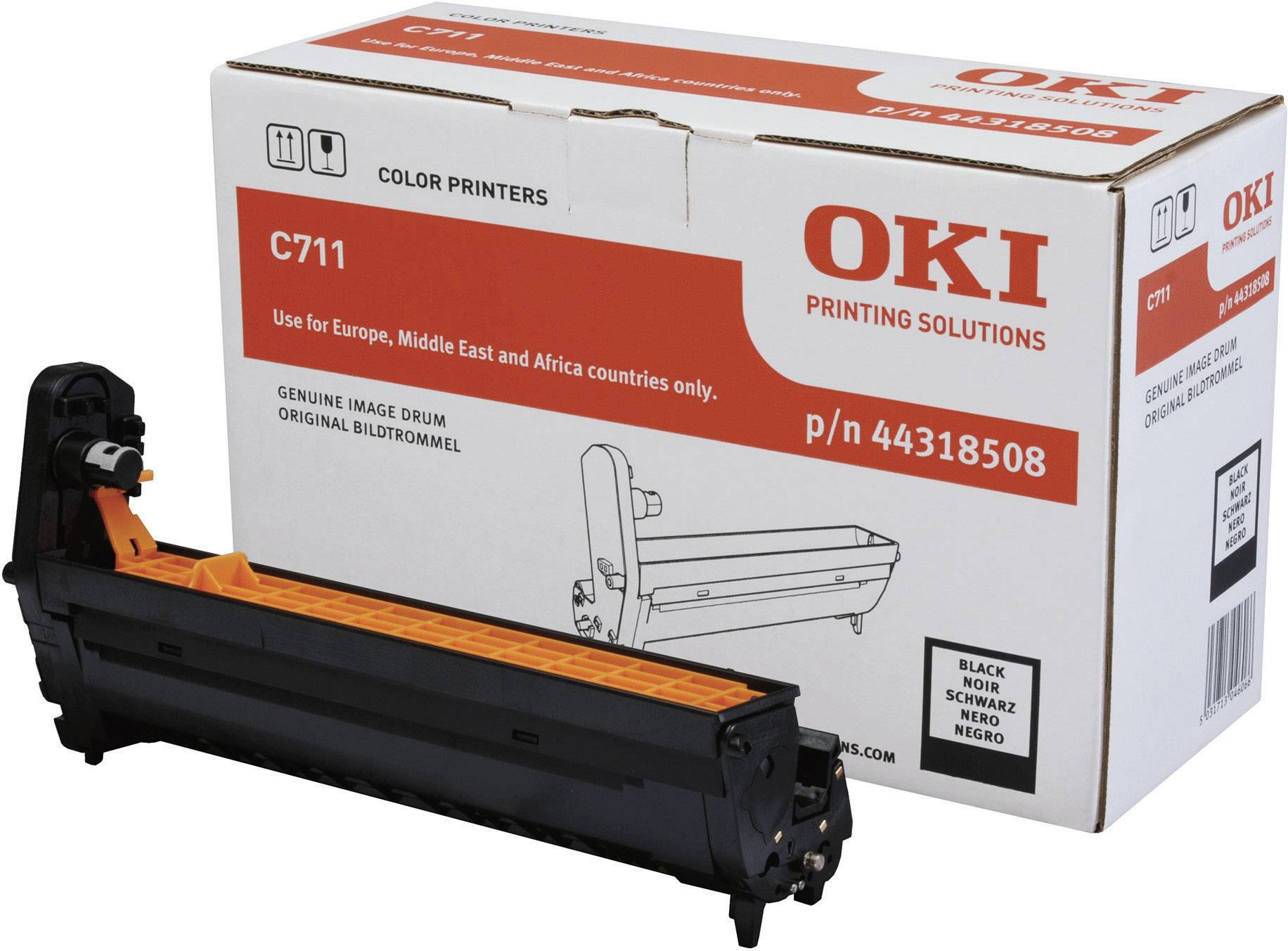 OKI Trommeleinheit Drum Unit C711 44318508 Original Schwarz 20000 Seiten