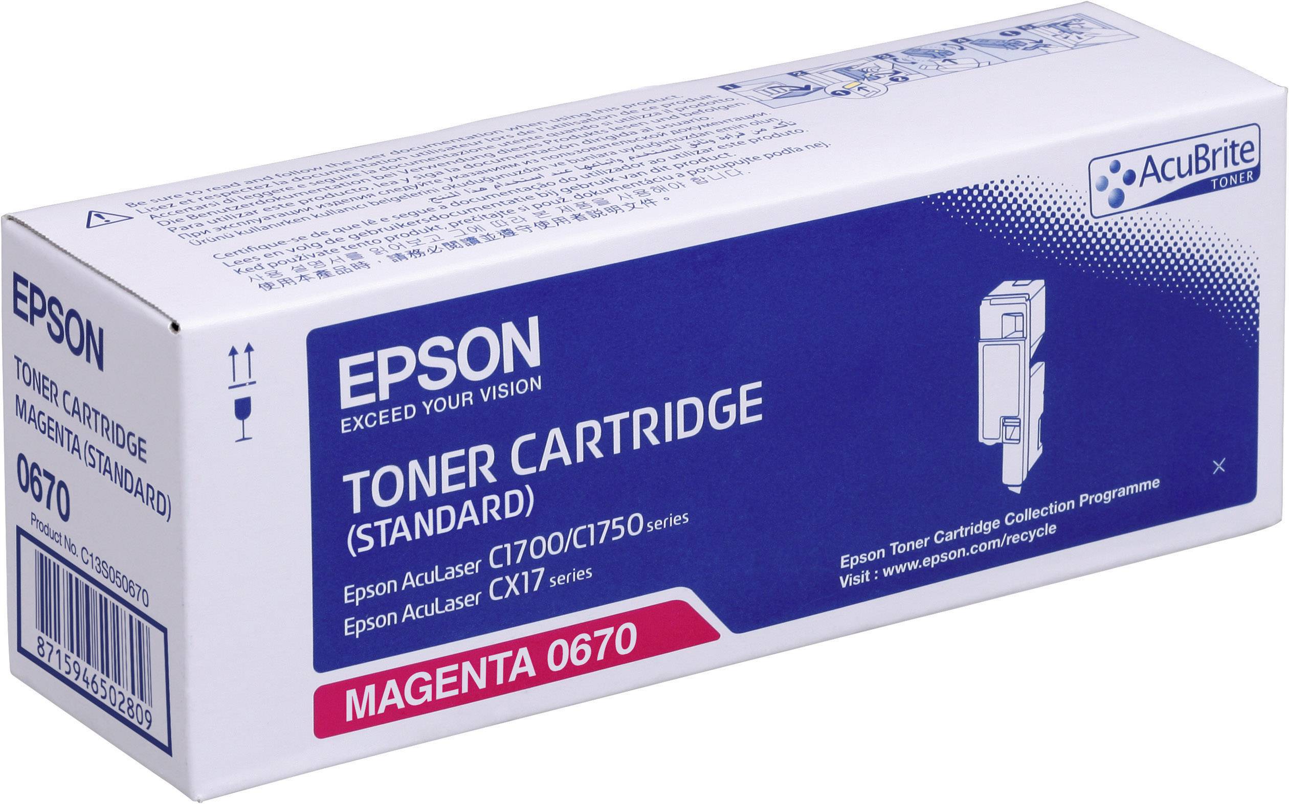 Epson Toner S050670 Original Magenta 700 Seiten C13S050670