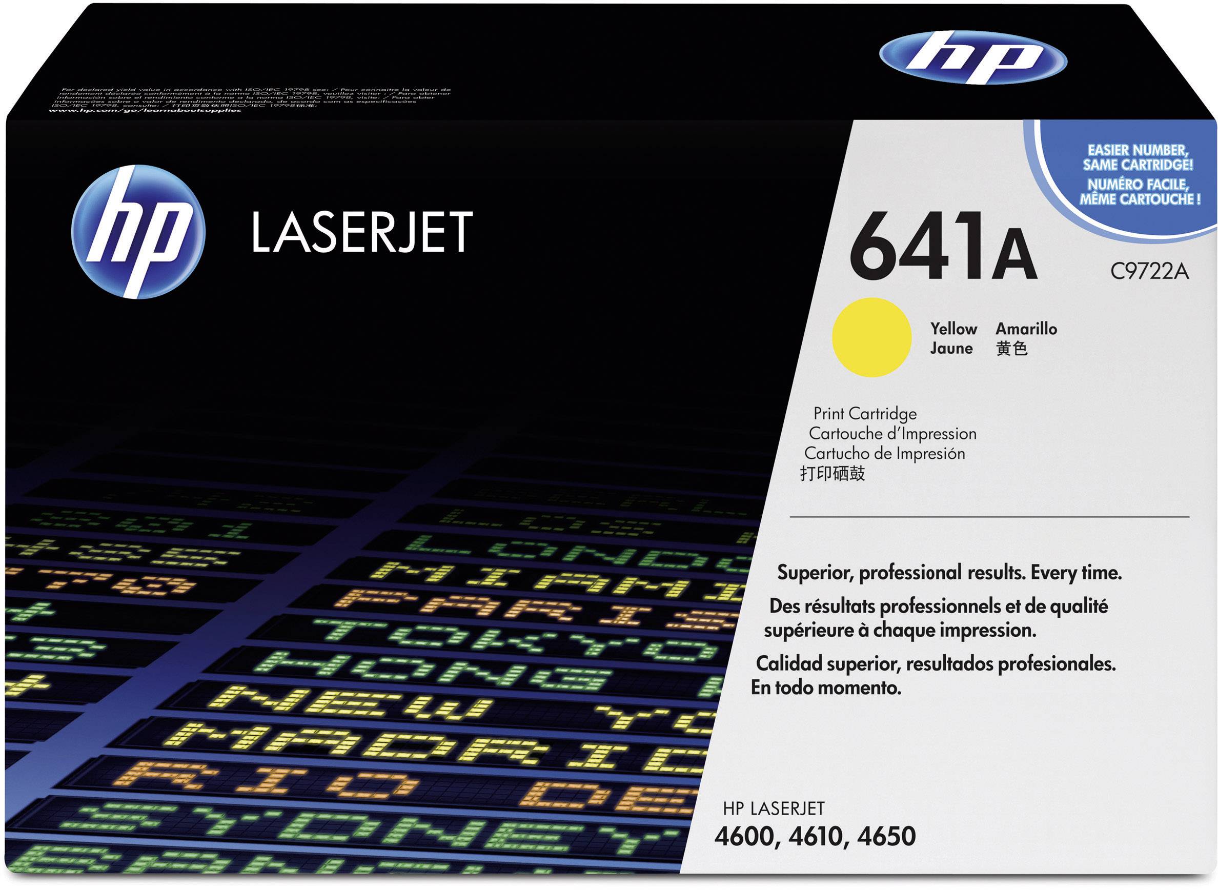HP Toner 641A Original Gelb 8000 Seiten C9722A