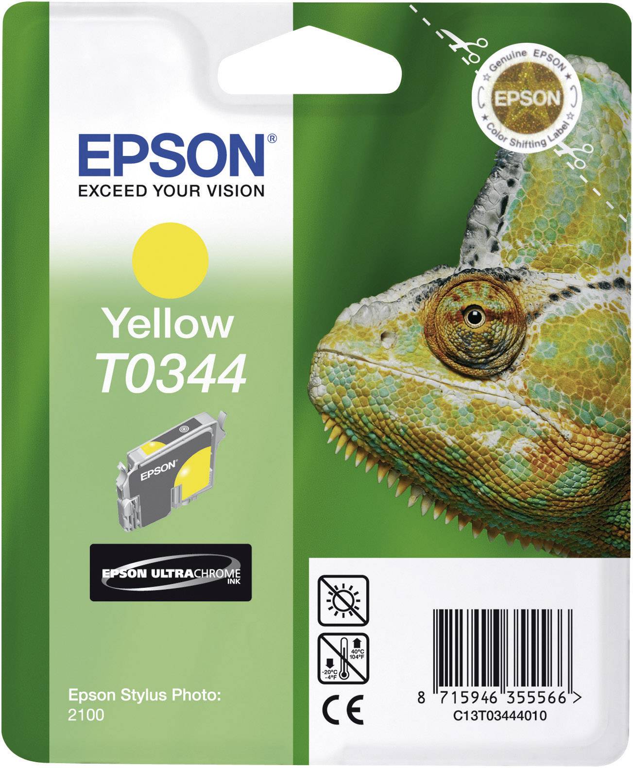 Tintenpatrone Original Epson C13T03444010 gelb