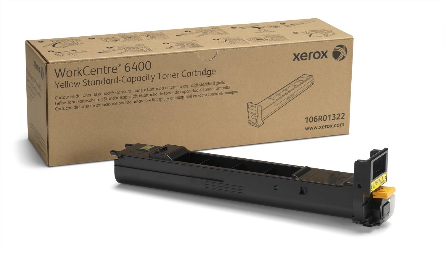 Xerox Toner 106R01322 Original Gelb 8000 Seiten 106R01322