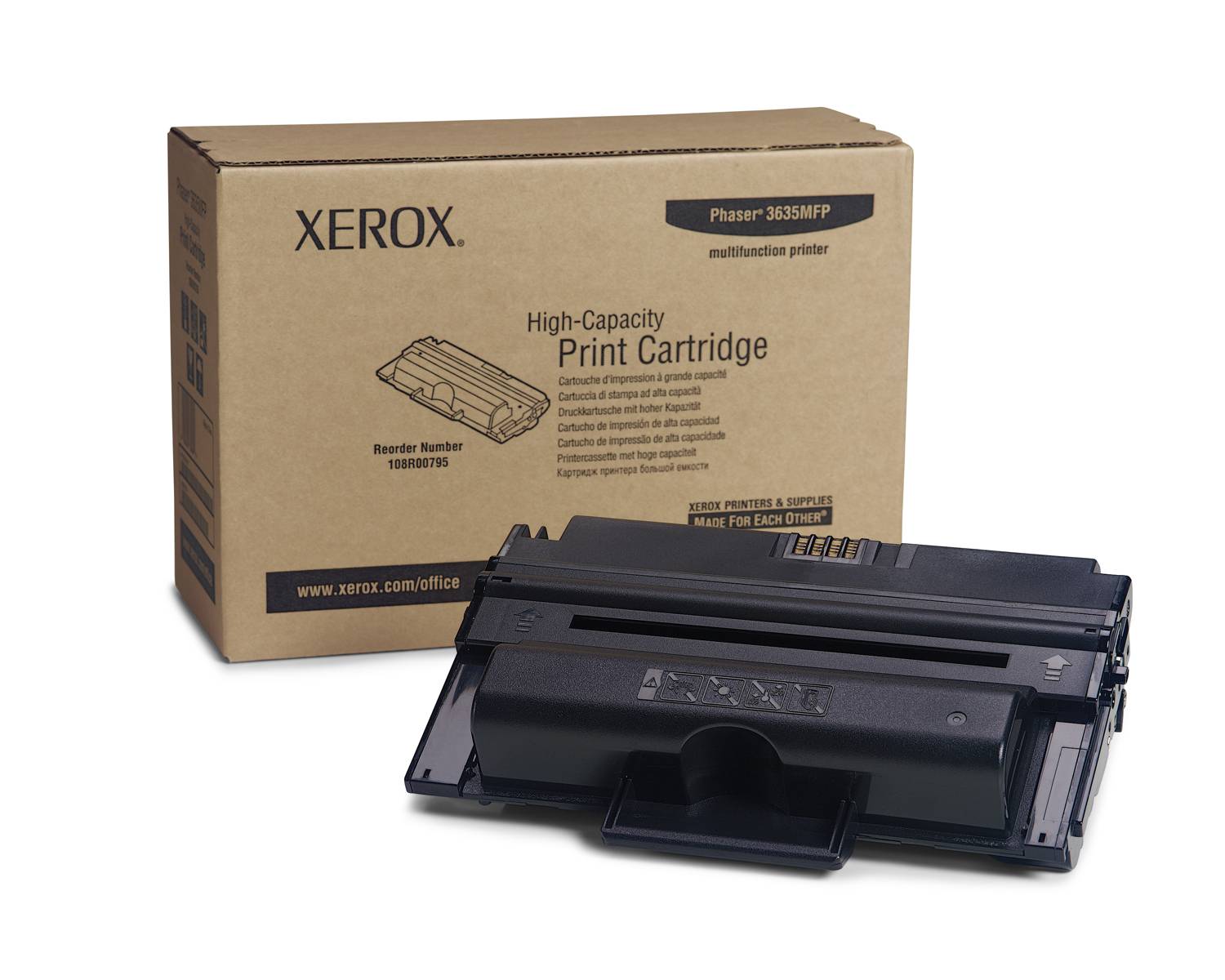 Xerox Phaser 3635MFP - Mit hoher Kapazität - Schwarz - original - Tonerpatrone - für Phaser 3635MFP/S, 3635MFP/SED, 3635
