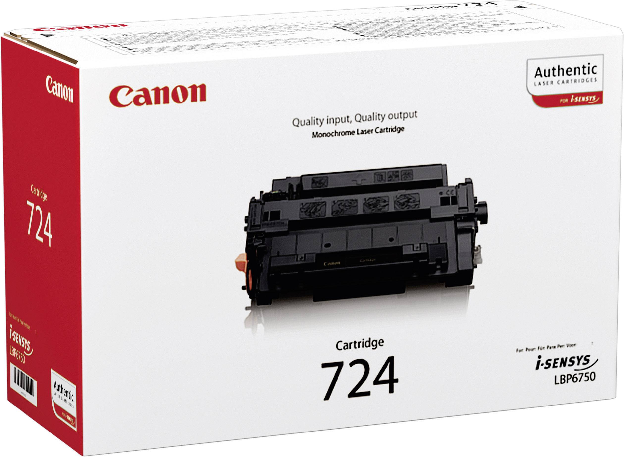 Canon CRG-724 - Schwarz - Original - Tonerpatrone