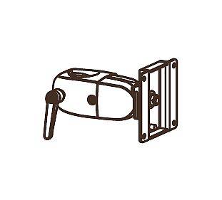Ergotron DS100 Clamping Single Pivot 1fach Monitor-Wandhalterung 25,4 cm (10") - 61,0 cm (24") Schwarz Neigbar, Rotierbar