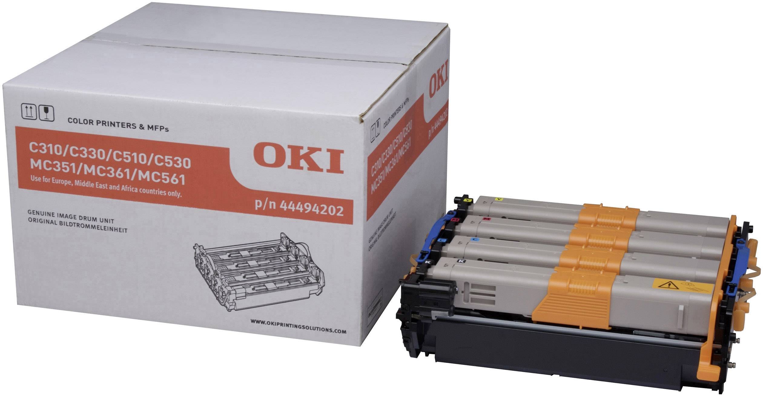 OKI Trommeleinheit Trommel Drum Unit C330 C331 C510 C511 C530 C531 MC351 MC361 MC561 44494202 Original Schwarz, Cyan, Magenta, Gelb 20000 Seiten
