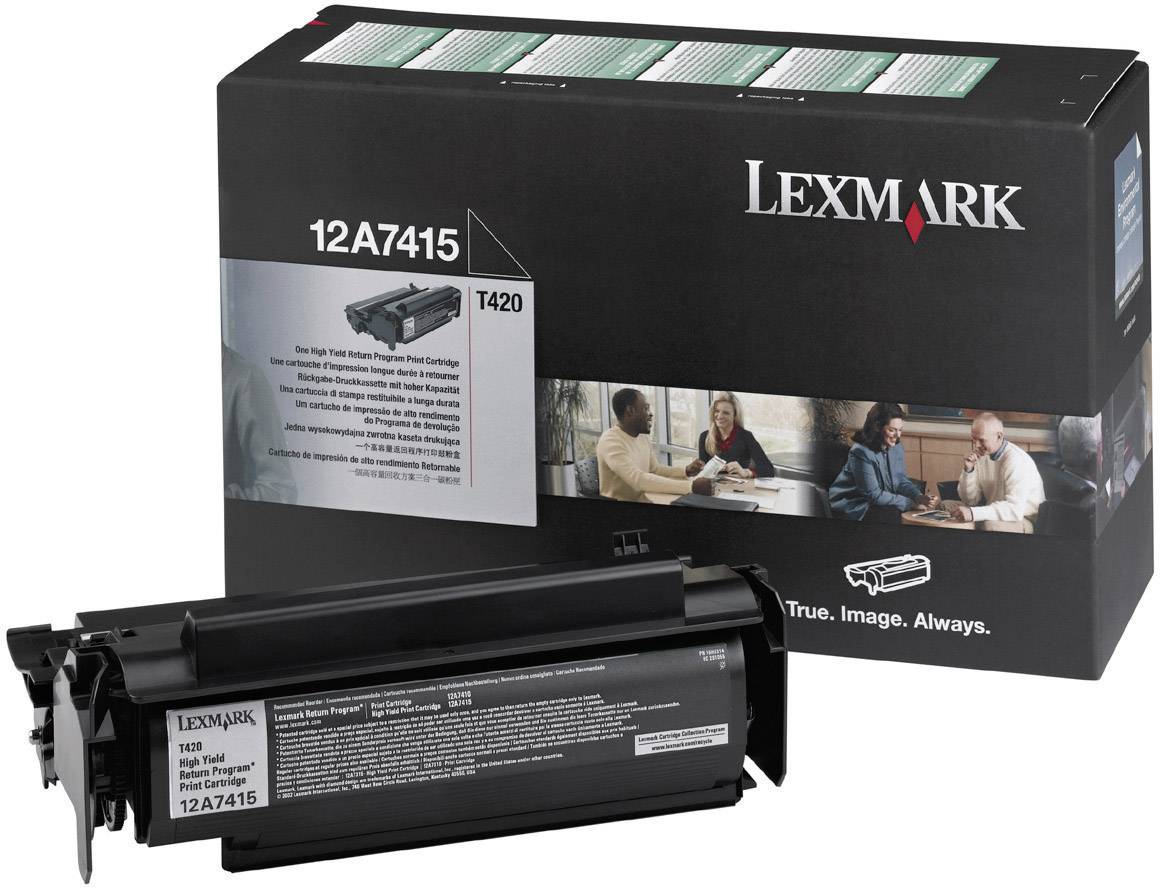 Lexmark Toner 12A7415 Original Schwarz 10000 Seiten 12A7415