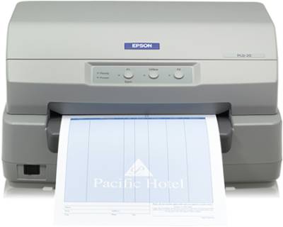Epson PLQ-20 Nadeldrucker 576 Zeichen/s 24-Nadel-Druckkopf, Schmaler Einzug, Druckbreite 94 Zeichen, Flachbett USB, RS-232