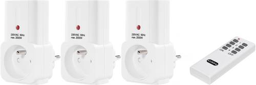 Image of Funk Steckdosen-Set 4teilig Innenbereich 2000W
