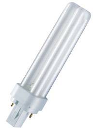OSRAM Energiesparlampe EEK: G (A - G) G24d-1 138 mm 230 V 13 W = 65 W Warmweiß Röhrenform 1 St.