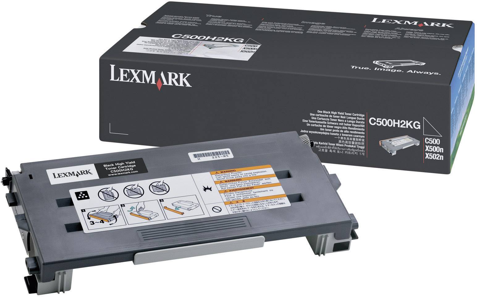 Lexmark - Hohe Ergiebigkeit - Schwarz - original - Tonerpatrone - für Lexmark C500n, X500n, X502n
