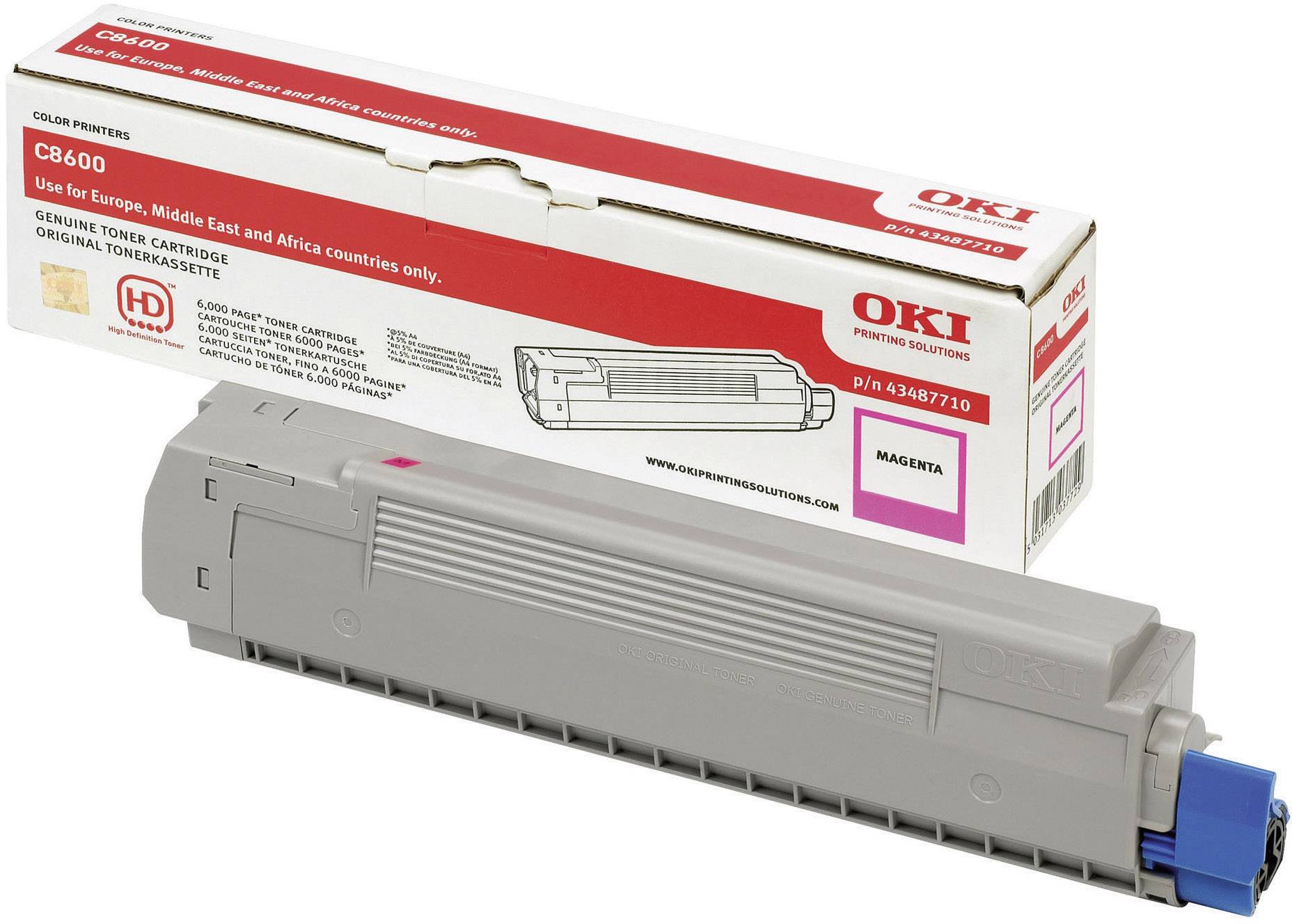 OKI Toner 43487710 Original Magenta 6000 Seiten 43487710