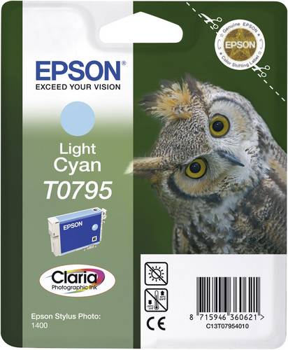 Epson Tinte T0795 Original Light Cyan C13T07954010