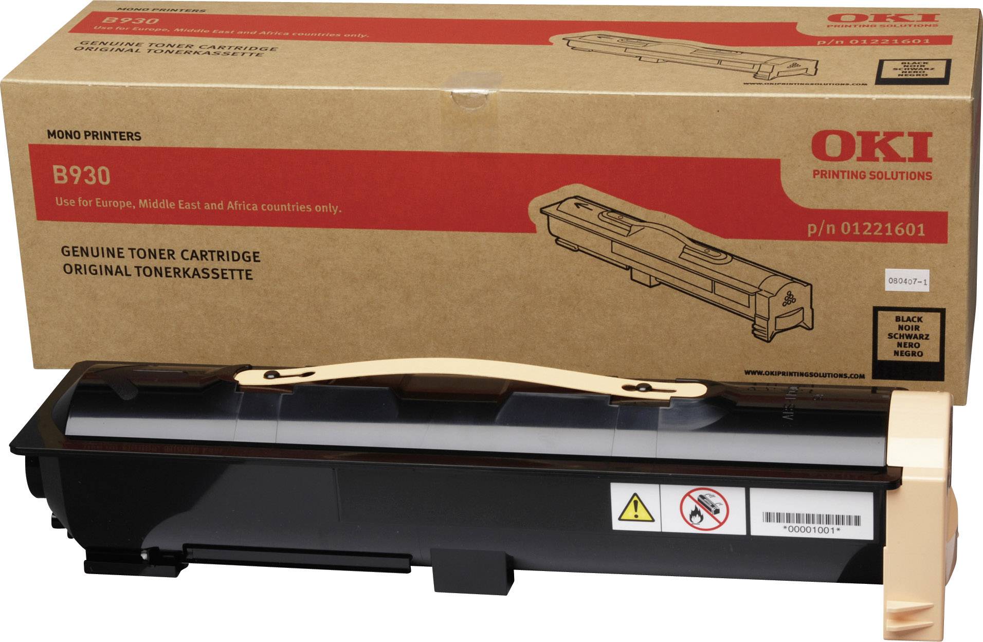 OKI Toner 01221601 Original Schwarz 33000 Seiten 01221601