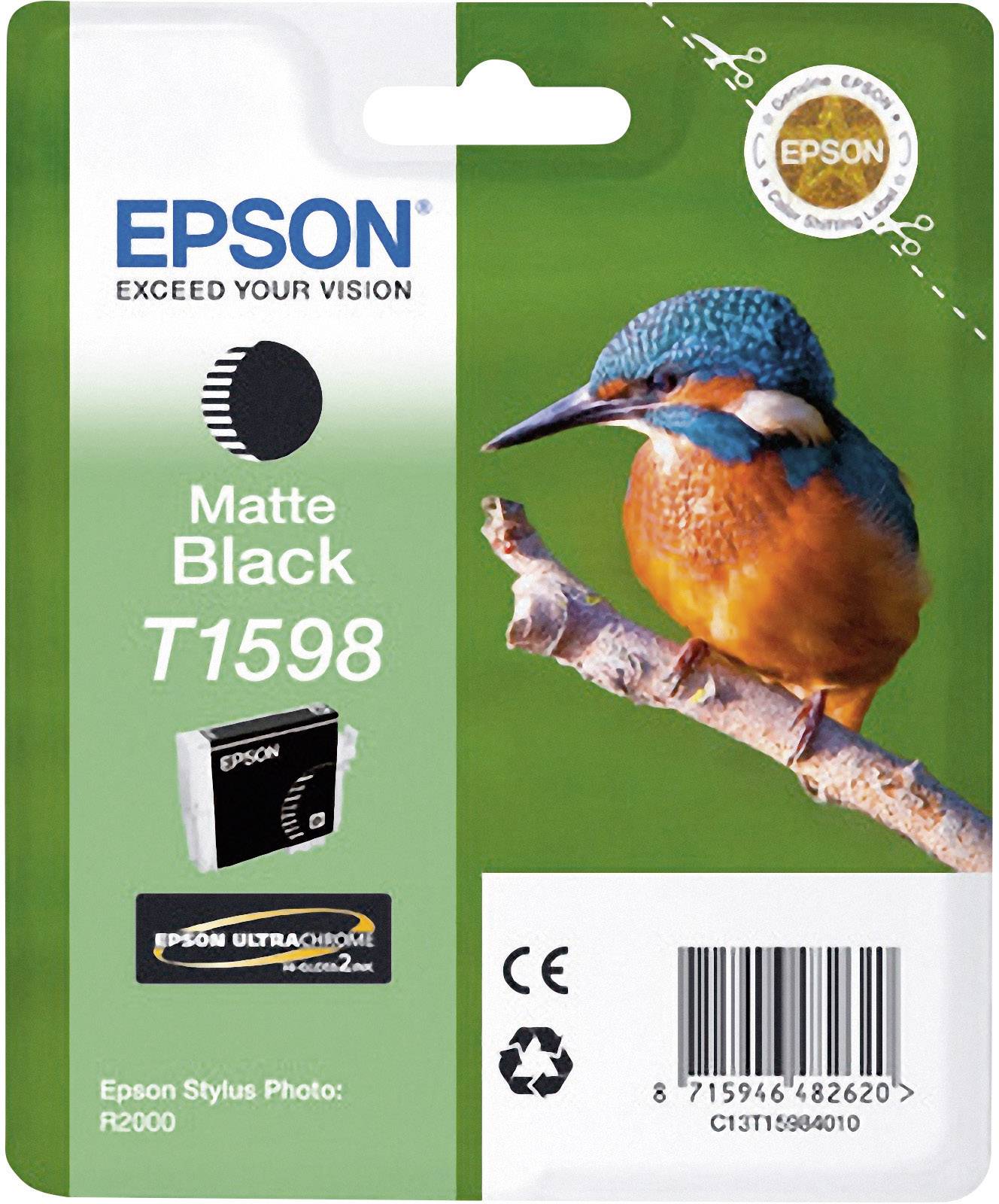 Epson Druckerpatrone T1598 Original Matt Schwarz C13T15984010