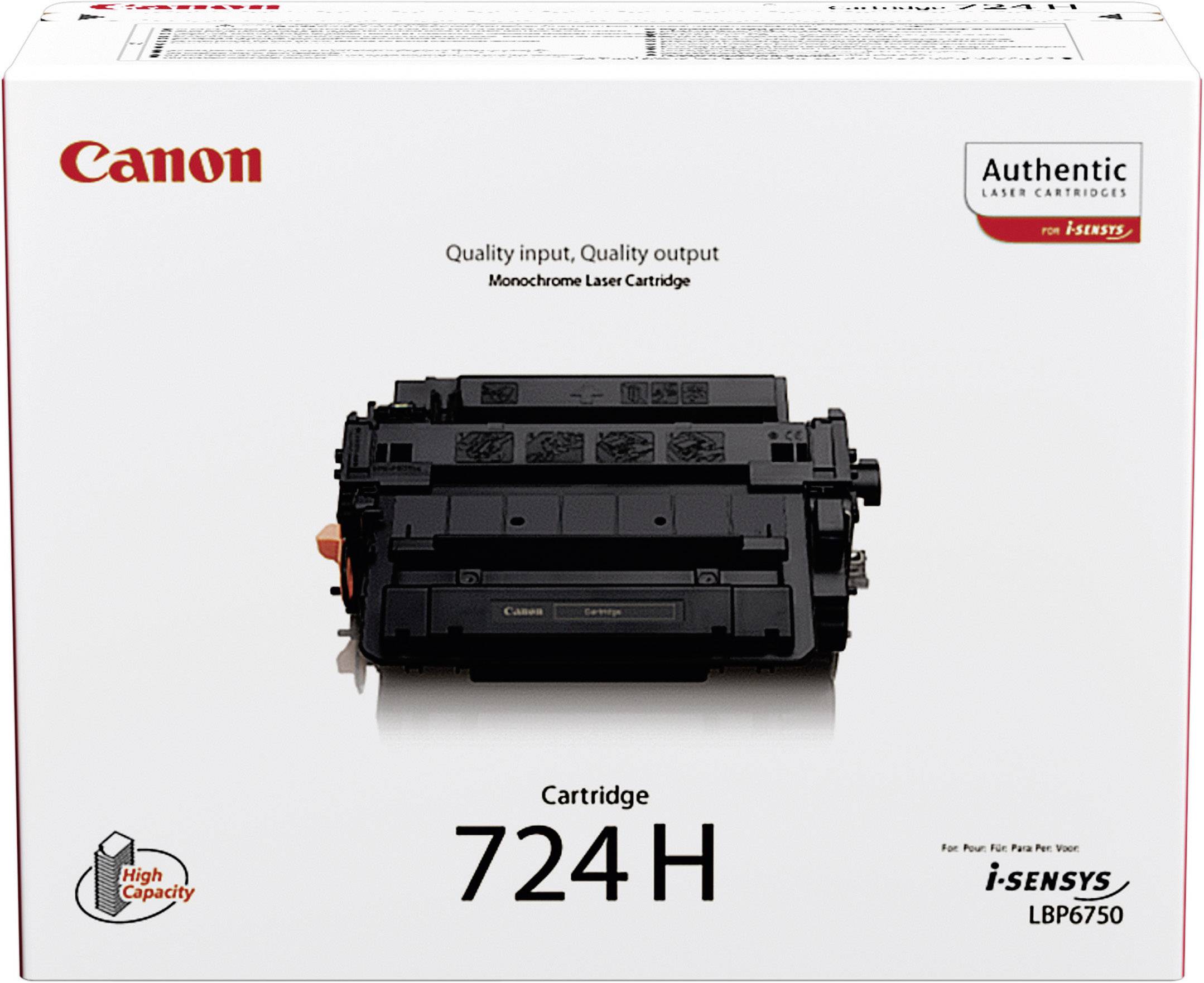 Canon CRG-724H - Schwarz - Original - Tonerpatrone - für i-SENSYS LBP6750dn, LBP6780x, MF512x, MF515x