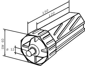 Wellenkapsel für Rollläden