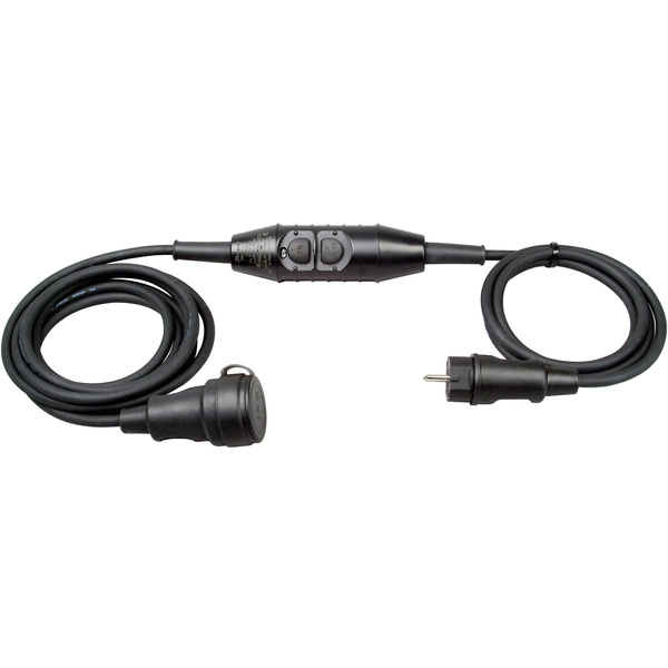 Câble de rallonge - protection des personnes Kopp 1438.0001.5 230 V noir IP44
