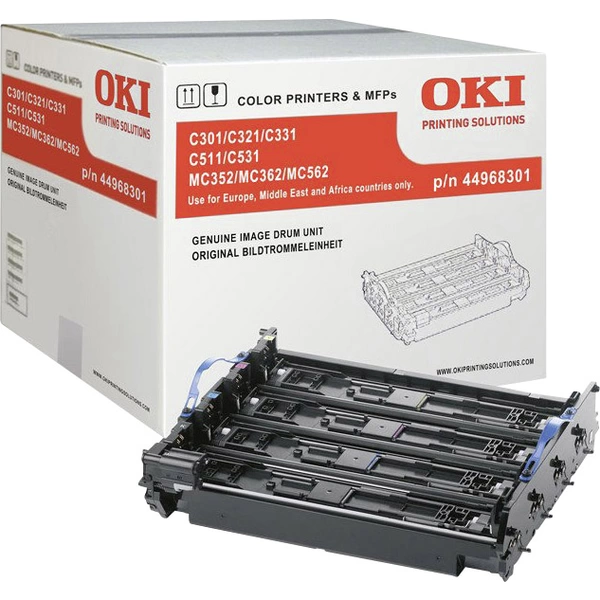 OKI Trommeleinheit Drum Unit C301 C321 C331 C511 C531 MC352 MC362 MC562 44968301 Original Schwarz, Cyan, Magenta, Gelb 30000 Seiten OKI Trommeleinheit Drum Unit C301 C321 C331 C511 C531 MC352 MC362 MC562 44968301 Original Schwarz, Cyan, Magenta, Gelb 30000 Seiten