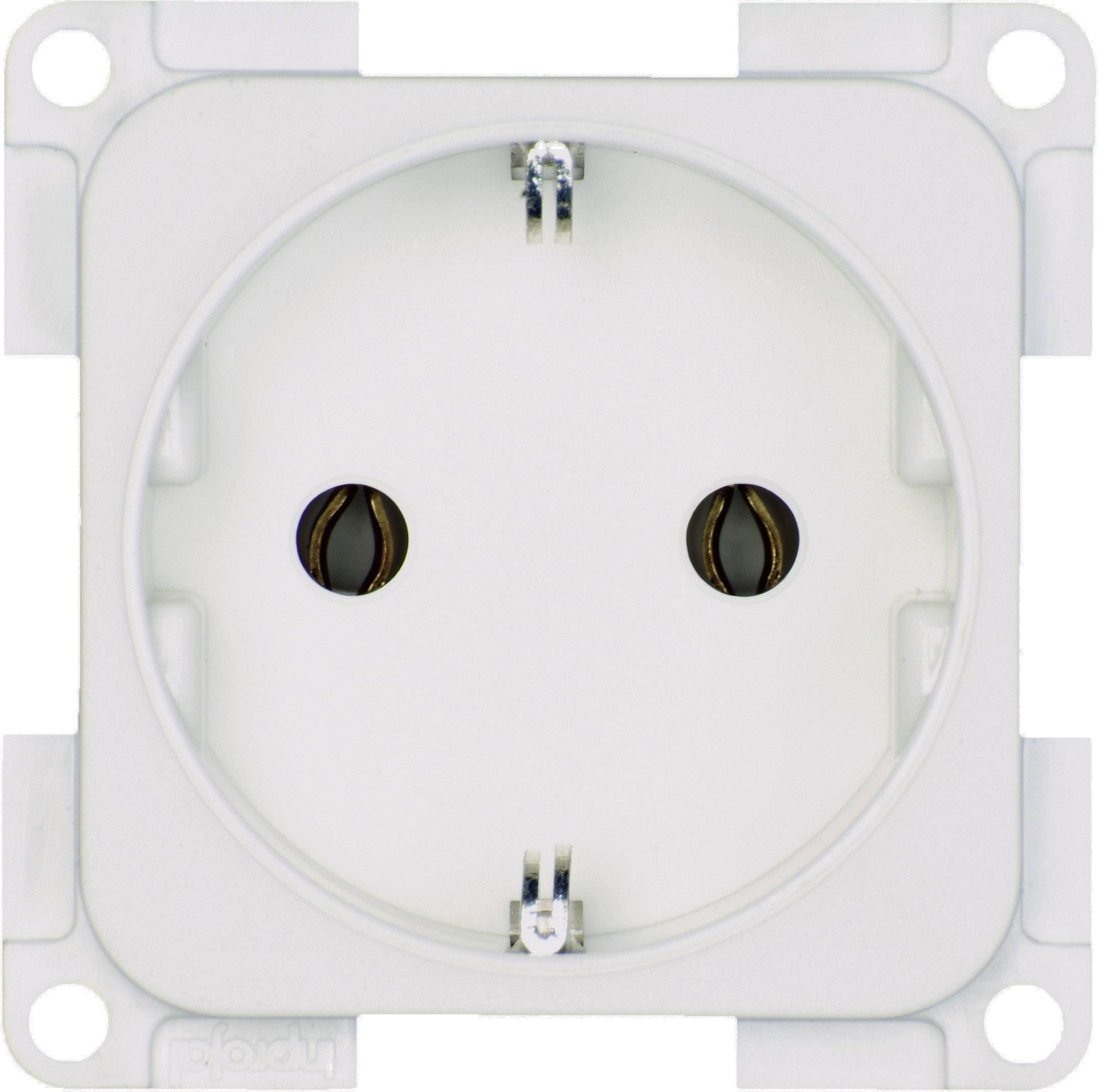 Inprojal elektrosysteme Einsatz Schutzkontakt-Steckdose Weiß 102556 1 St.