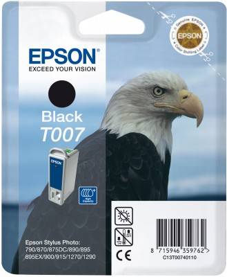 Epson Druckerpatrone T007 Original Schwarz C13T00740110