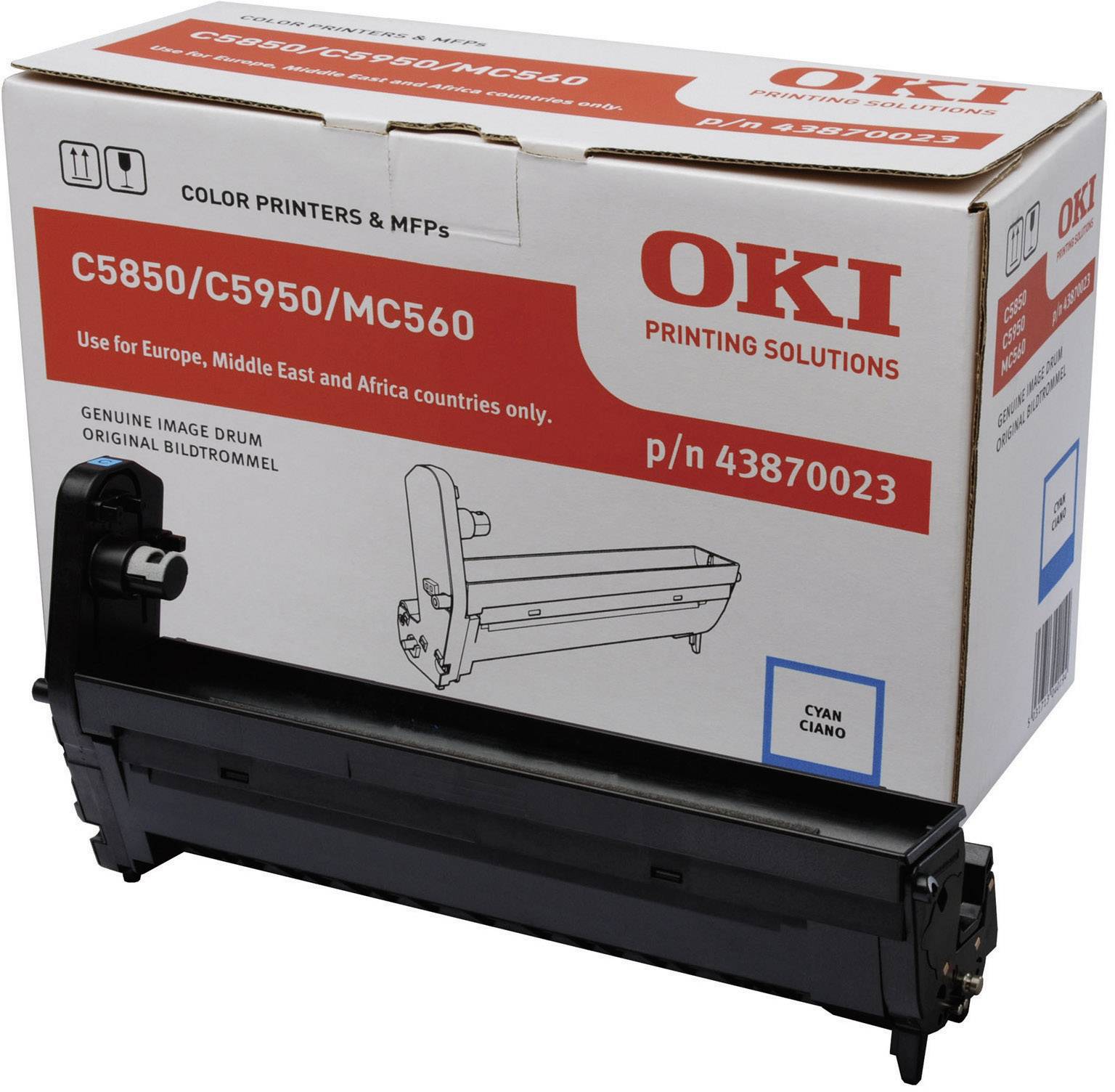 OKI - Cyan - Original - Trommeleinheit - für OKI MC560dn, MC560n