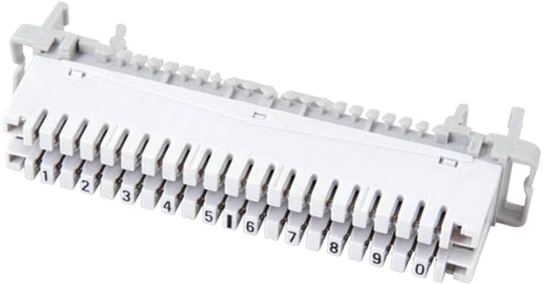 EFB Elektronik 46005.2F LSA Leisten Baureihe 2 PROFIL Trennleiste 2/10, mit Farbcode 10 Doppeladern Inhalt: 1 St.