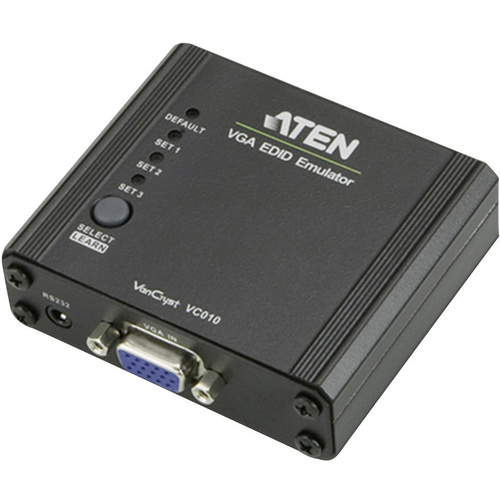 ATEN VC010-AT VGA Adapter [1x VGA-Buchse - 1x VGA-Buchse] Schwarz