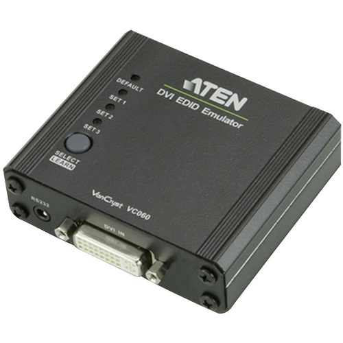 ATEN VC060-AT DVI Adapter [1x DVI-Buchse 24+5pol. - 1x DVI-Buchse 24+5pol.] Schwarz