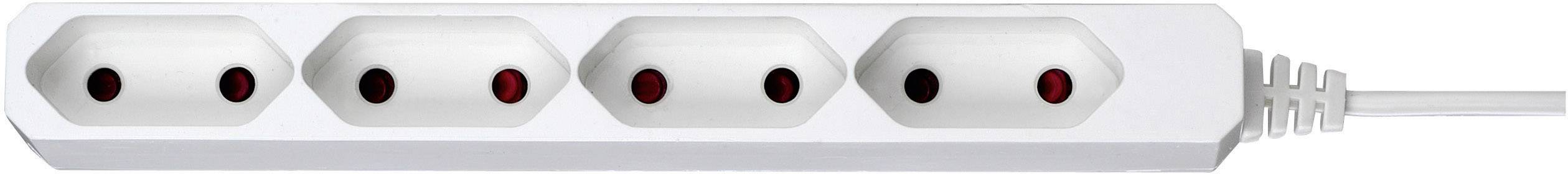 GAO 0257 Steckdosenleiste 4fach Weiß Eurostecker 1St.