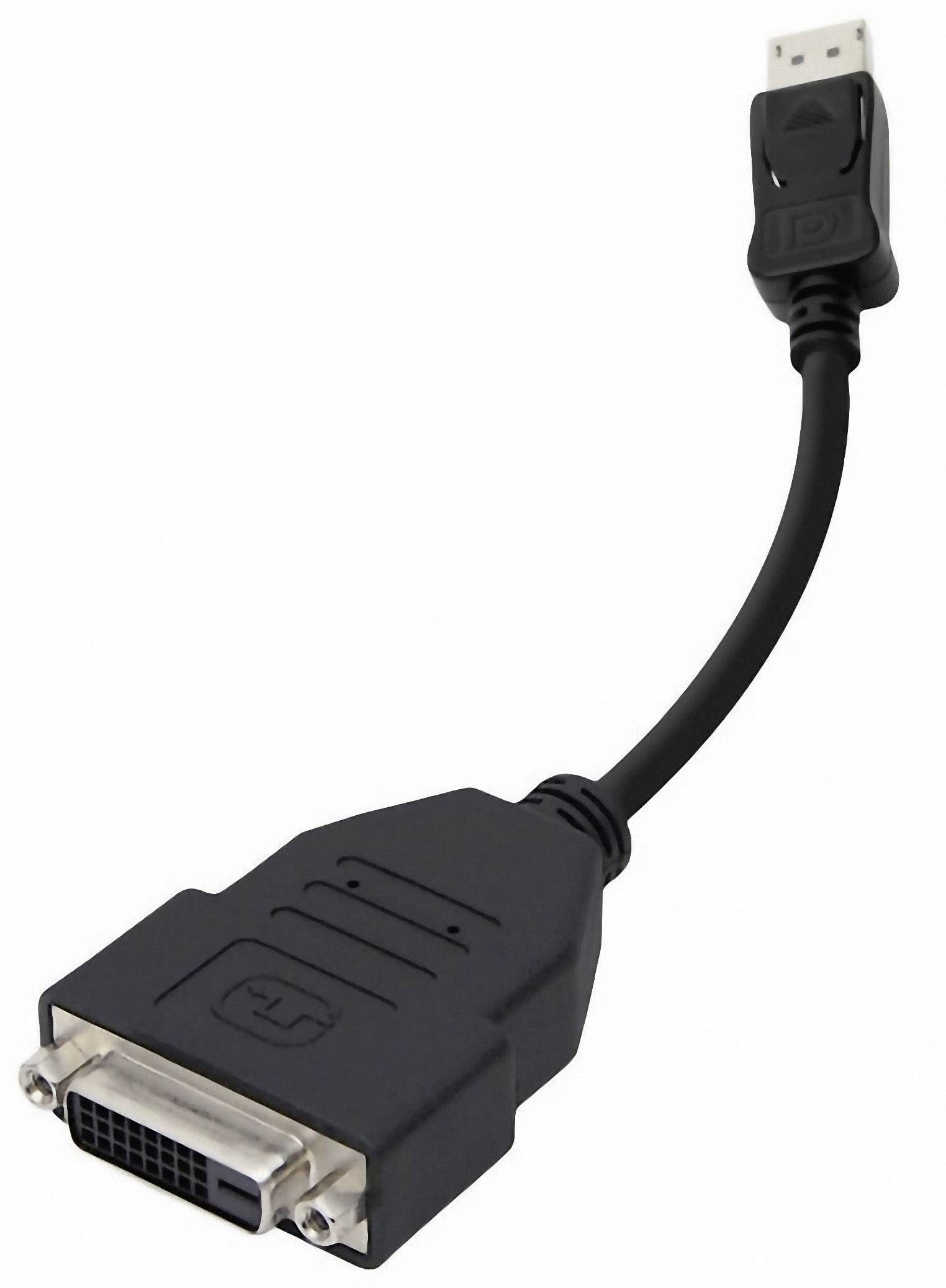 Club3D CAC-1000 DisplayPort / DVI Adapter [1x DisplayPort Stecker - 1x DVI-Buchse 24+1pol.] Schwarz
