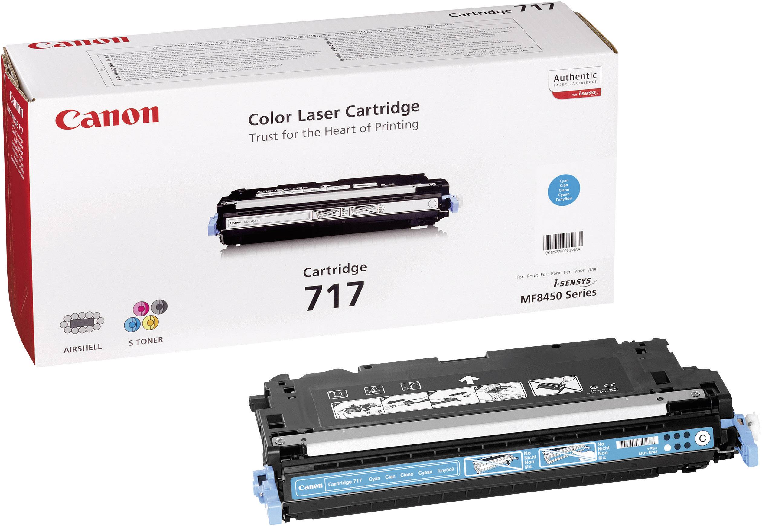 Canon Toner 717 C Original Cyan 4000 Seiten 2577B002