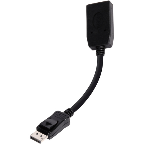 Club3D CAC-1001 DisplayPort / HDMI Adapter [1x DisplayPort Stecker - 1x HDMI-Buchse] Schwarz 20.00cm