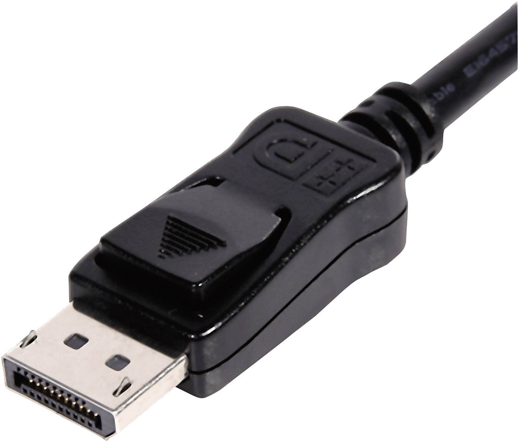 club3D CAC-1001 DisplayPort / HDMI Adapter [1x DisplayPort Stecker - 1x HDMI-Buchse] Schwarz 20.00 cm