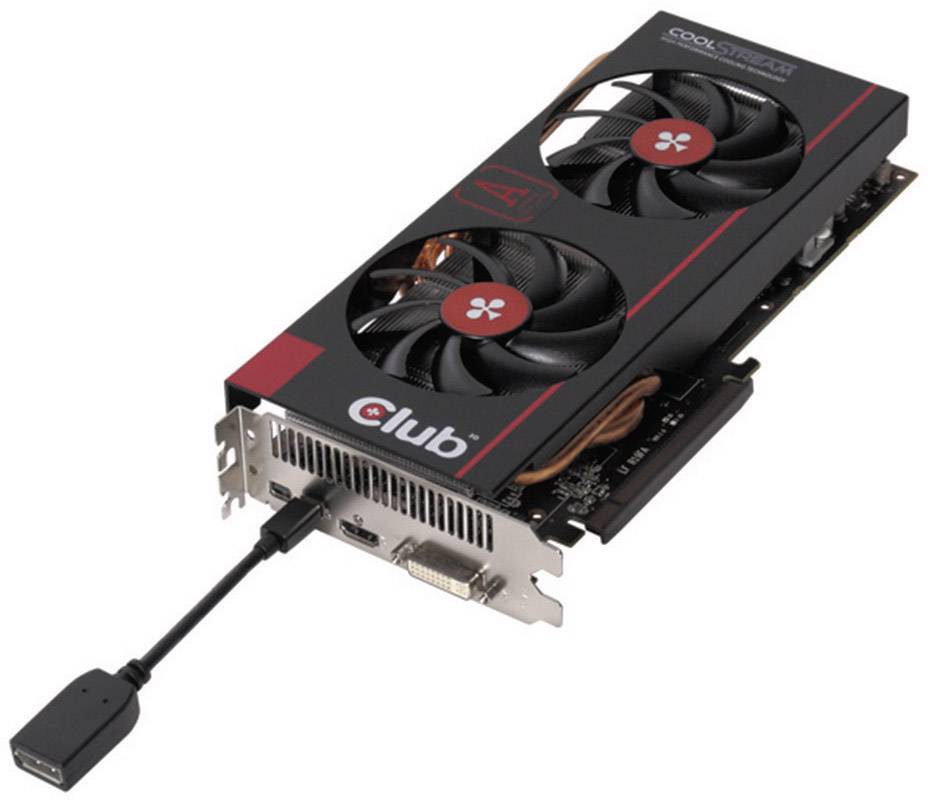 Club3D CAC-1110 DisplayPort Adapter [1x Mini-DisplayPort Stecker - 1x DisplayPort Buchse] Schwarz 2