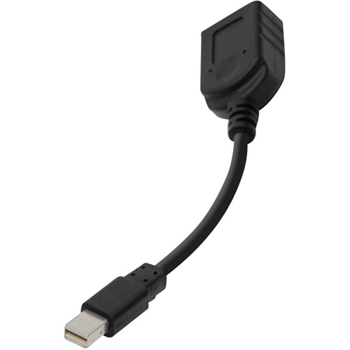Club3D CAC-1110 DisplayPort Adapter [1x Mini-DisplayPort Stecker - 1x DisplayPort Buchse] Schwarz 20.00cm