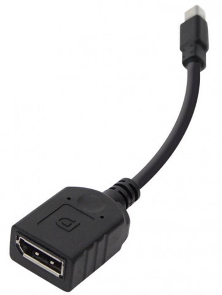 Club3D CAC-1110 DisplayPort Adapter [1x Mini-DisplayPort Stecker - 1x DisplayPort Buchse] Schwarz 2