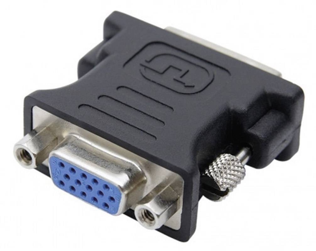 club3D CAA-DMA>CFA DVI / VGA Adapter [1x DVI-Stecker 12+5pol. - 1x VGA-Buchse] Schwarz