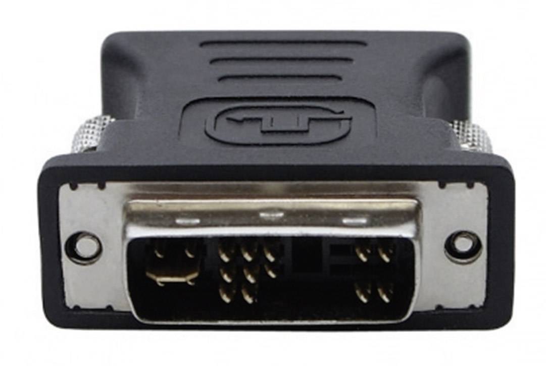 Club3D CAA-DMA>CFA DVI / VGA Adapter [1x DVI-Stecker 12+5pol. - 1x VGA-Buchse] Schwarz