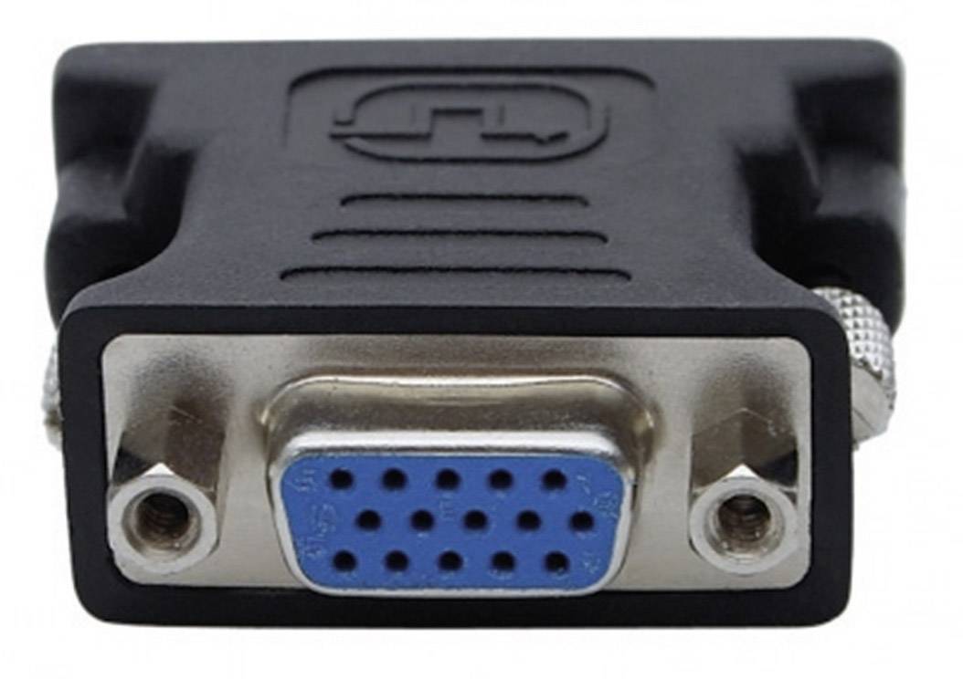 club3D CAA-DMA>CFA DVI / VGA Adapter [1x DVI-Stecker 12+5pol. - 1x VGA-Buchse] Schwarz