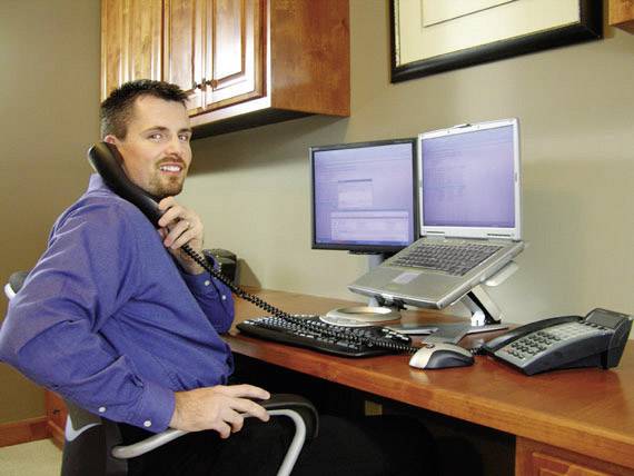 Ergotron Neo-Flex NotebookHalterung mit Lift-Stand