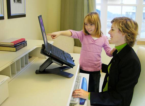Ergotron Neo-Flex® Notebook Lift Stand Notebook-Ständer neigbar, höhenverstellbar