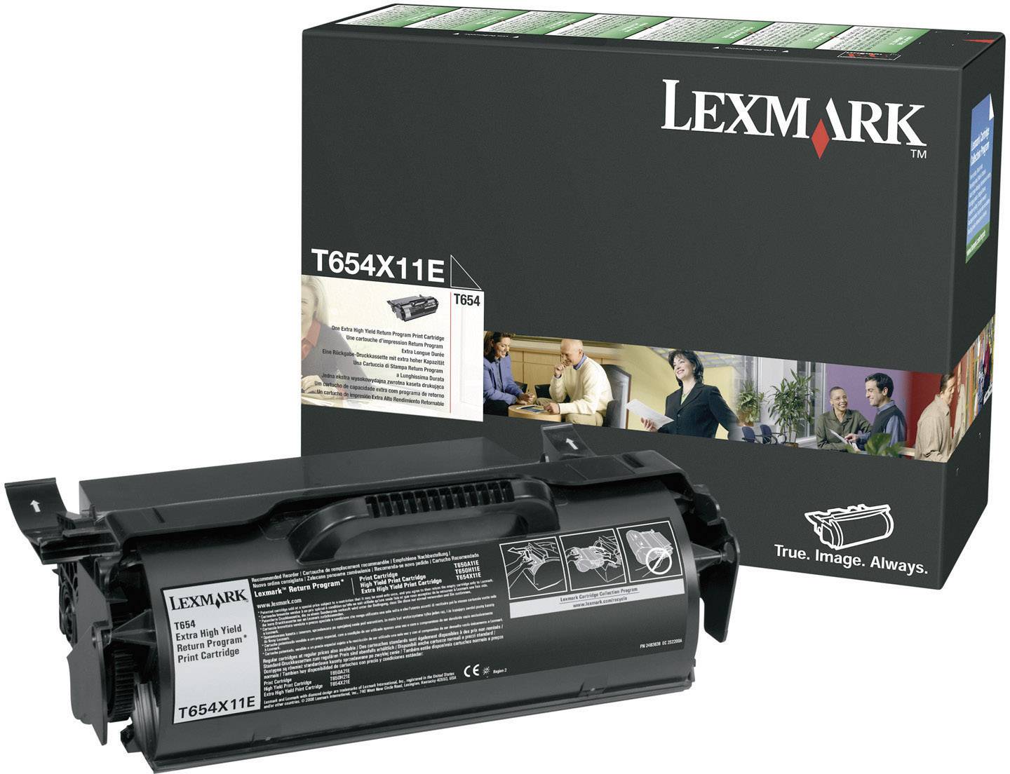 Lexmark Toner T654X11E Original Schwarz 36000 Seiten T654X11E