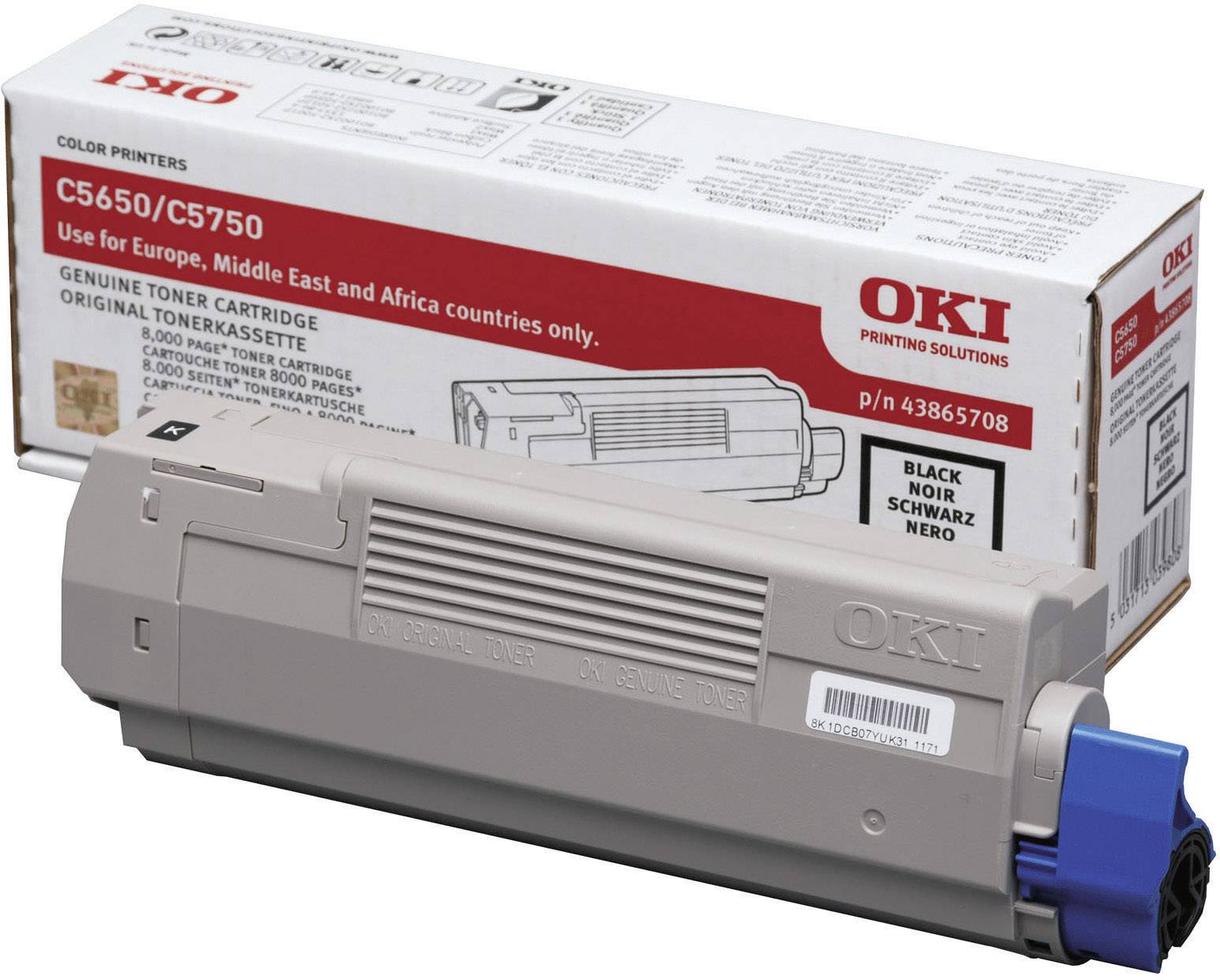 OKI - Schwarz - Original - Tonerpatrone - für C5650dn, 5650n, 5750dn, 5750n