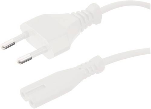 HAWA 100827 Strom Anschlusskabel Weiß 1.80 m