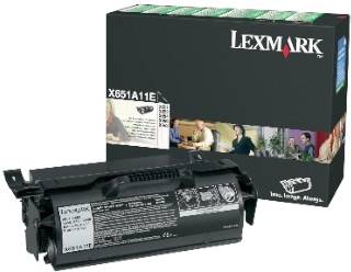 Lexmark Toner X651A11E Original Schwarz 7000 Seiten X651A11E