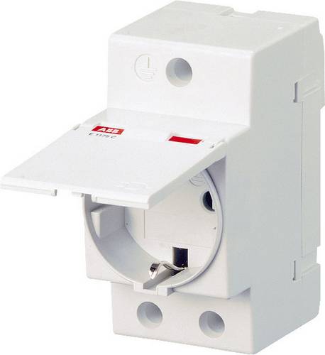 ABB Hutschienen-Steckdose mit Klappdeckel M1175C Grau 1St.
