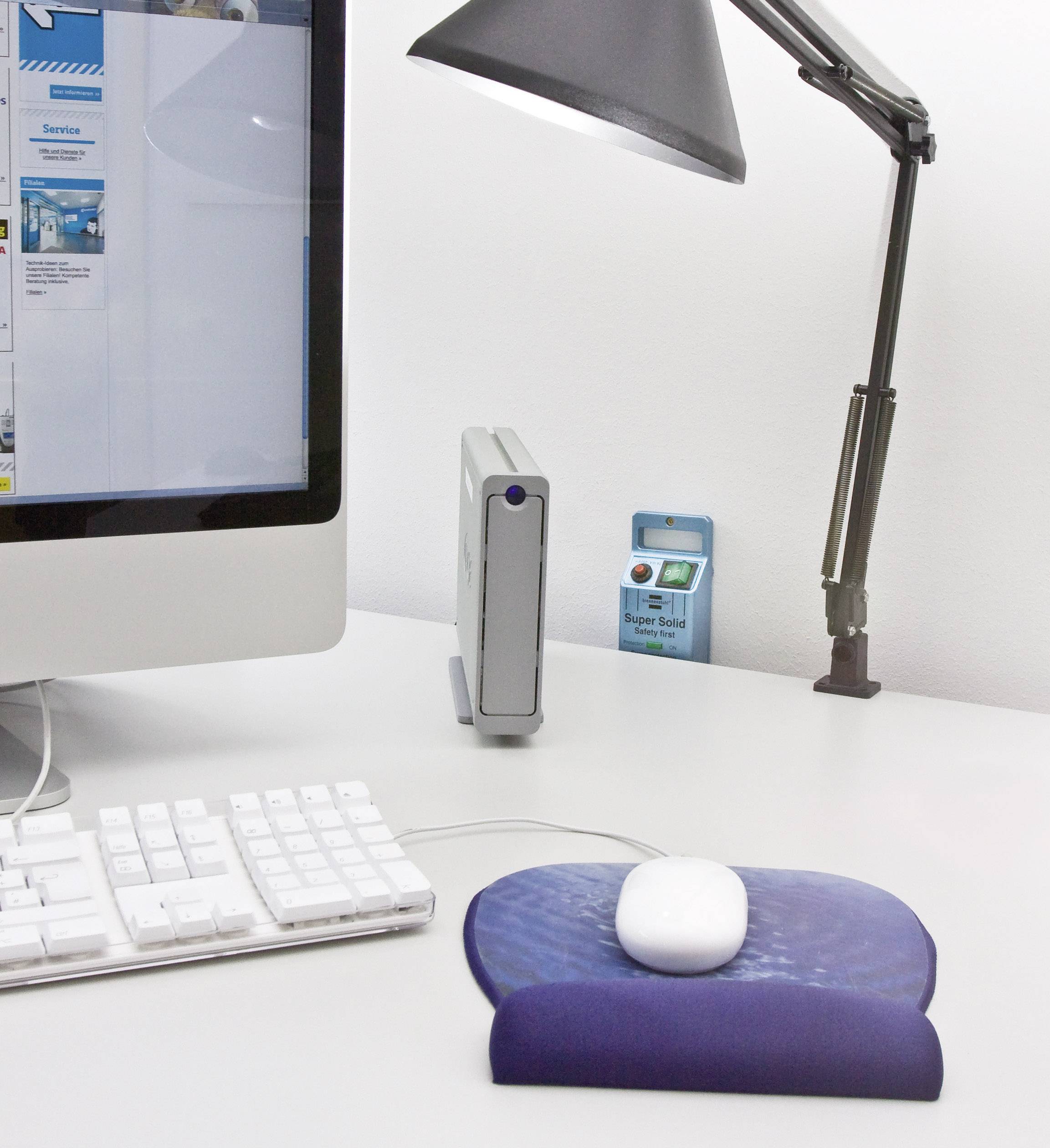 Brennenstuhl 1153340338-3 Überspannungsschutz-Steckdosenleiste 8fach Blau (metallic) Schutzkontakt 3St.